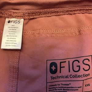 FIGS XXS Mauve Kade Scrub Pants